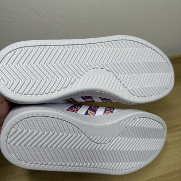 Adidas x Farm Rio Women's Grand Court 2.0 Tennis Shoe Sneaker White Size 9 - Picture 11 of 13